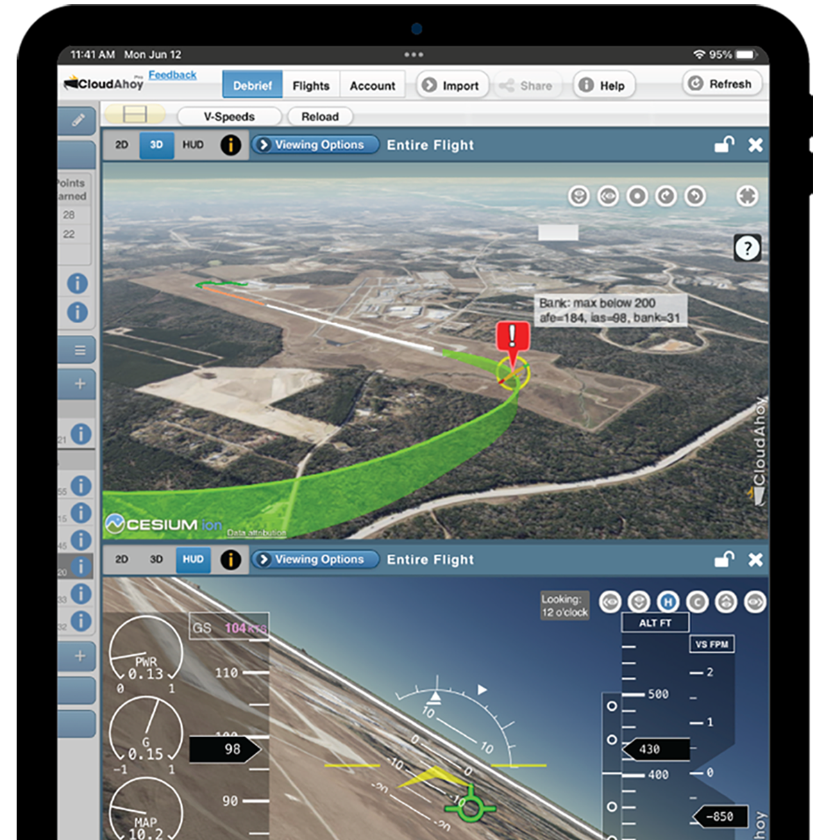 Foreflight flight data analysis